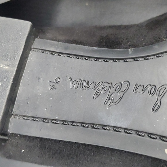 Sam Edelman Lizzy Suede Black Flats 9.5 - Picture 6 of 9